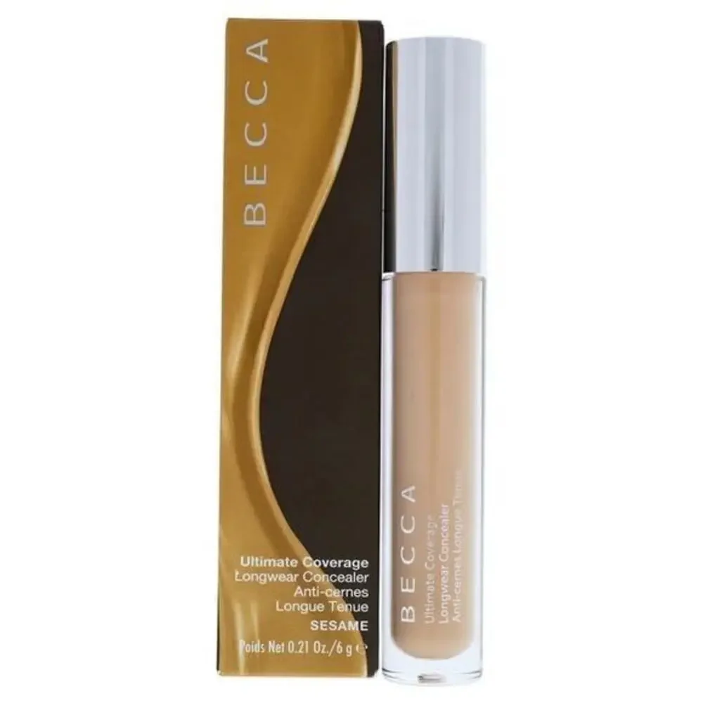 NEW BECCA ULTIMATE COVERAGE LONGWEAR CONCEALER in Sesame full coverage blurring